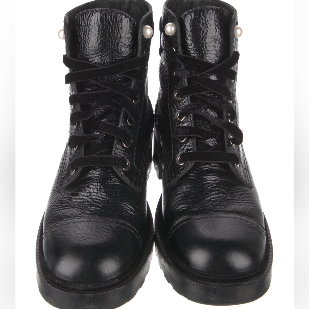 CHANEL COMBAT BOOTS